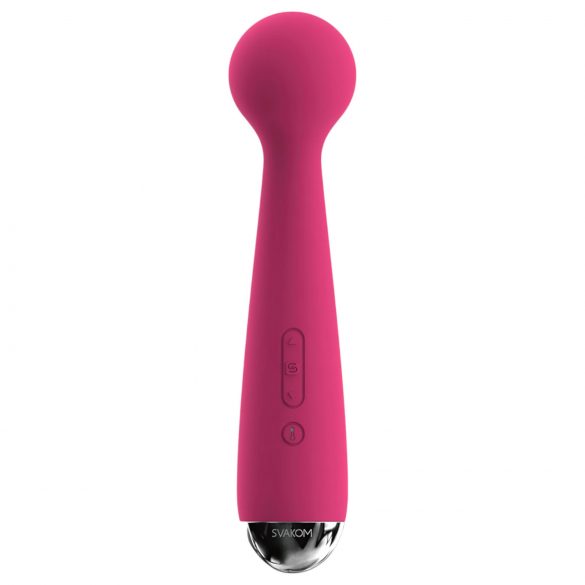 Svakom Emma mini Wand - masažni vibrator z možnostjo polnjenja (rdeča)