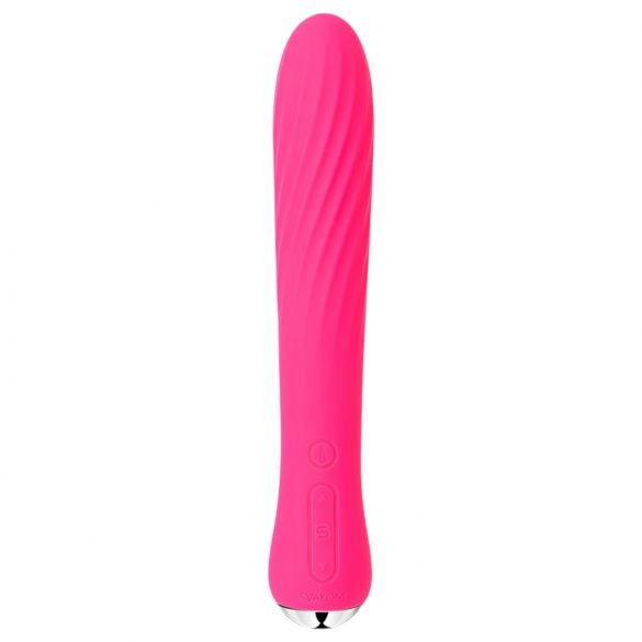 Svakom Mum - vibrator z ogrevano palico za polnjenje (rdeča)