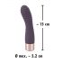 You2Toys Elegant Flexy - polnilni, zložljiv vibrator za točko G (temno vijolična)