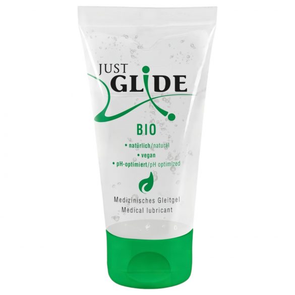 Just Glide Bio - veganski lubrikant na vodni osnovi (50 ml)