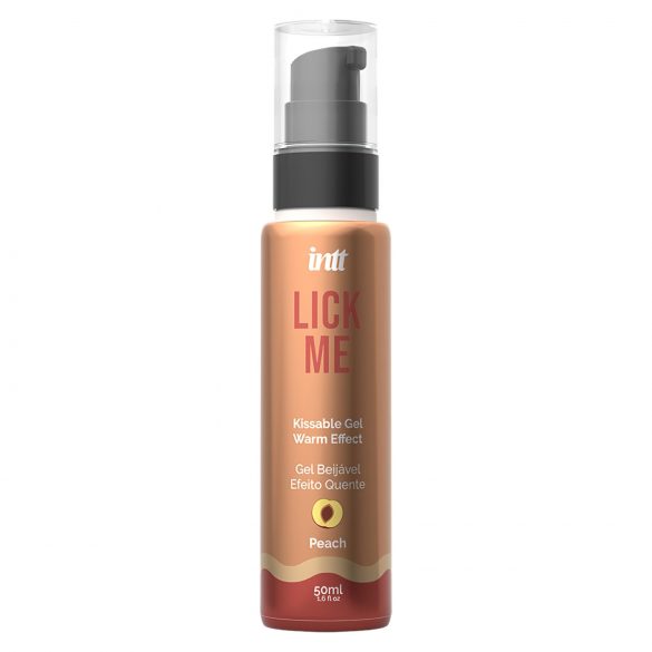 Intt Lick Me - grelni učinek lubrikant gel - breskev (50 ml)