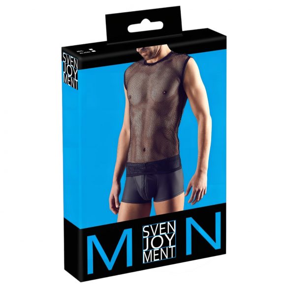 Svenjoyment - mrežasta majica (črna) - XL/XXL