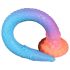 OgazR XXL Eel - fluorescenčni analni dildo - 47 cm (roza)