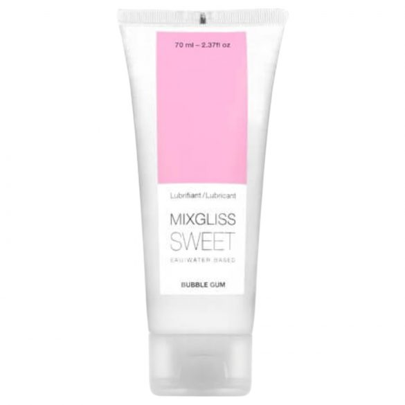 Mixgliss Sweet Bubble Gum - lubrikant na vodni osnovi - žvečilni gumi (70ml)