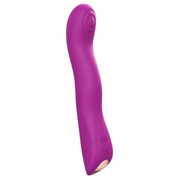 Love to Love Swap - polnilni G-točkovni pulzirajoči vibrator (vijoličen)