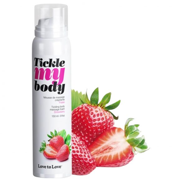 Tickle my body - masažna pena - jagoda (150ml)