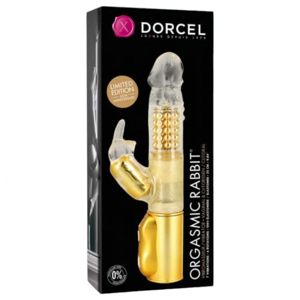 Dorcel Orgasmic Rabbit - vibrator z rogom (zlat)