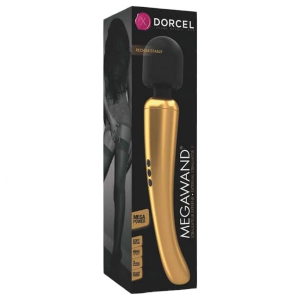 Dorcel Megawand - polnilni masažni vibrator (zlata barva)