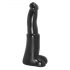 AnimHole Bull - bikov dildo penis - 25 cm (črna)