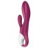 Satisfyer Heated Affair - grelni vibrator z nastavkom za klitoris (rdeč)