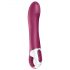 Satisfyer Big Heat - akumulatorski, grelni vibrator za točko G (rdeč)