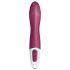 Satisfyer Big Heat - akumulatorski, grelni vibrator za točko G (rdeč)