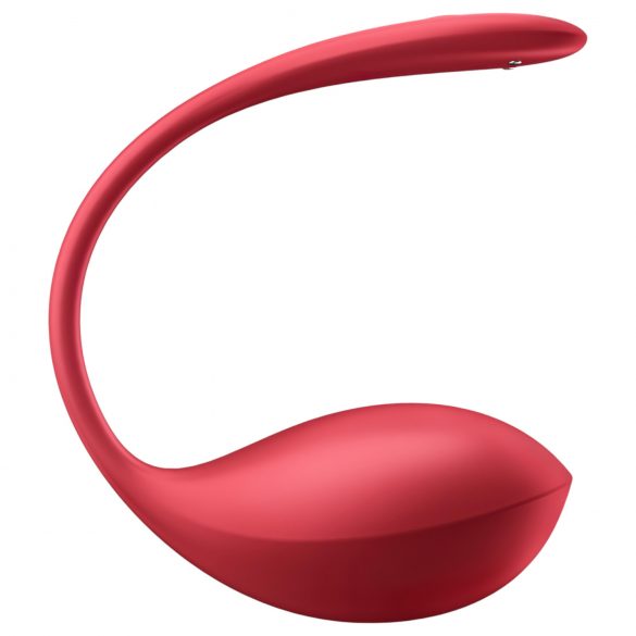 Satisfyer Shiny Petal - radijsko vibracijsko jajce (rdeče)