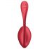 Satisfyer Shiny Petal - radijsko vibracijsko jajce (rdeče)