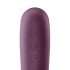 Satisfyer Dual Kiss - 2v1, polnilni vaginalni in klitoralni vibrator (vijoličen)