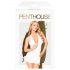 Penthouse Earth-shaker - halterneck obleka in tangice (bela) - M/L