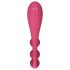 Satisfyer Tri Ball 1 - akumulatorski, multifunkcijski vibrator (rdeč)