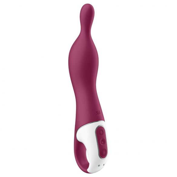 Satisfyer A-Mazing 1 - polnilni, A-točka vibrator (rdeč)