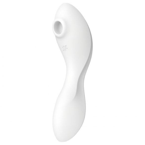 Satisfyer Curvy Trinity 5+ - pametni 2v1 vibrator (bela)