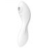 Satisfyer Curvy Trinity 5+ - pametni 2v1 vibrator (bela)