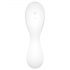 Satisfyer Curvy Trinity 5+ - pametni 2v1 vibrator (bela)