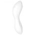 Satisfyer Curvy Trinity 5+ - pametni 2v1 vibrator (bela)