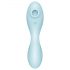 Satisfyer Curvy Trinity 5+ - pametni 2v1 vibrator (modra)