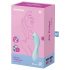 Satisfyer Curvy Trinity 5+ - pametni 2v1 vibrator (modra)