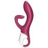 Satisfyer Embrace Me - polnilni vibrator z nastavkom za klitoris (rdeč)