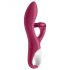 Satisfyer Embrace Me - polnilni vibrator z nastavkom za klitoris (rdeč)