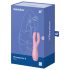 Satisfyer Threesome 3 - polnilni vibrator za klitoris (roza)