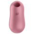 Satisfyer Cotton Candy - akumulatorski sesalni vibrator za klitoris (koralna)