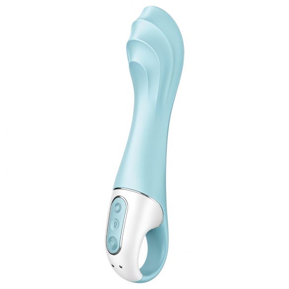 Satisfyer Air Pump Vibrator 5 - pametna vibracijska črpalka (modra)