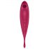 Satisfyer Twirling Pro - pametni 2-v-1 klitoralni vibrator (rdeč)