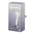 Satisfyer Sparkling Crystal - rebrast stekleni dildo (prosojno)