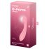 Satisfyer G-Force - akumulatorski, vodoodporni vibrator za točko G (roza)