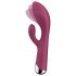 Satisfyer Spinning Rabbit 1 - rotacijski vibrator z ročajem za klitoris (rdeča)