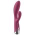 Satisfyer Spinning Rabbit 1 - rotacijski vibrator z ročajem za klitoris (rdeča)