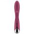 Satisfyer Spinning Rabbit 1 - rotacijski vibrator z ročajem za klitoris (rdeča)