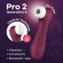 Satisfyer Pro 2 Gen3 - pametni zračni stimulator za klitoris (rdeč)