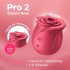 Satisfyer Pro 2 Rose Classic - brezstični stimulator klitorisa (rdeč)