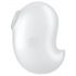 Satisfyer Cutie Ghost - polnilni stimulator klitorisa z zračnimi valovi (bela)