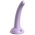 Dillio Curious Five - silikonski dildo z vakuumskim podstavkom (15cm) - vijoličen