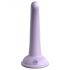 Dillio Curious Five - silikonski dildo z vakuumskim podstavkom (15cm) - vijoličen