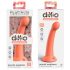 Dillio Secret Explorer - žirijev dildo (17 cm) - oranžna