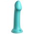 Dillio Veliki Junak - dildo z vakumskim podstavkom (17cm) - turkizna