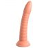 Dillio Wild Thing - rebrasti dildo (19 cm) - oranžen