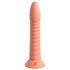 Dillio Wild Thing - rebrasti dildo (19 cm) - oranžen