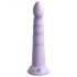 Dillio Slim Seven - prisesalni stimulatorni dildo (20 cm) - vijolični