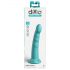 Dillio Slim Seven - Prisesalni Stimulator Dildo (20cm) - Turkizna